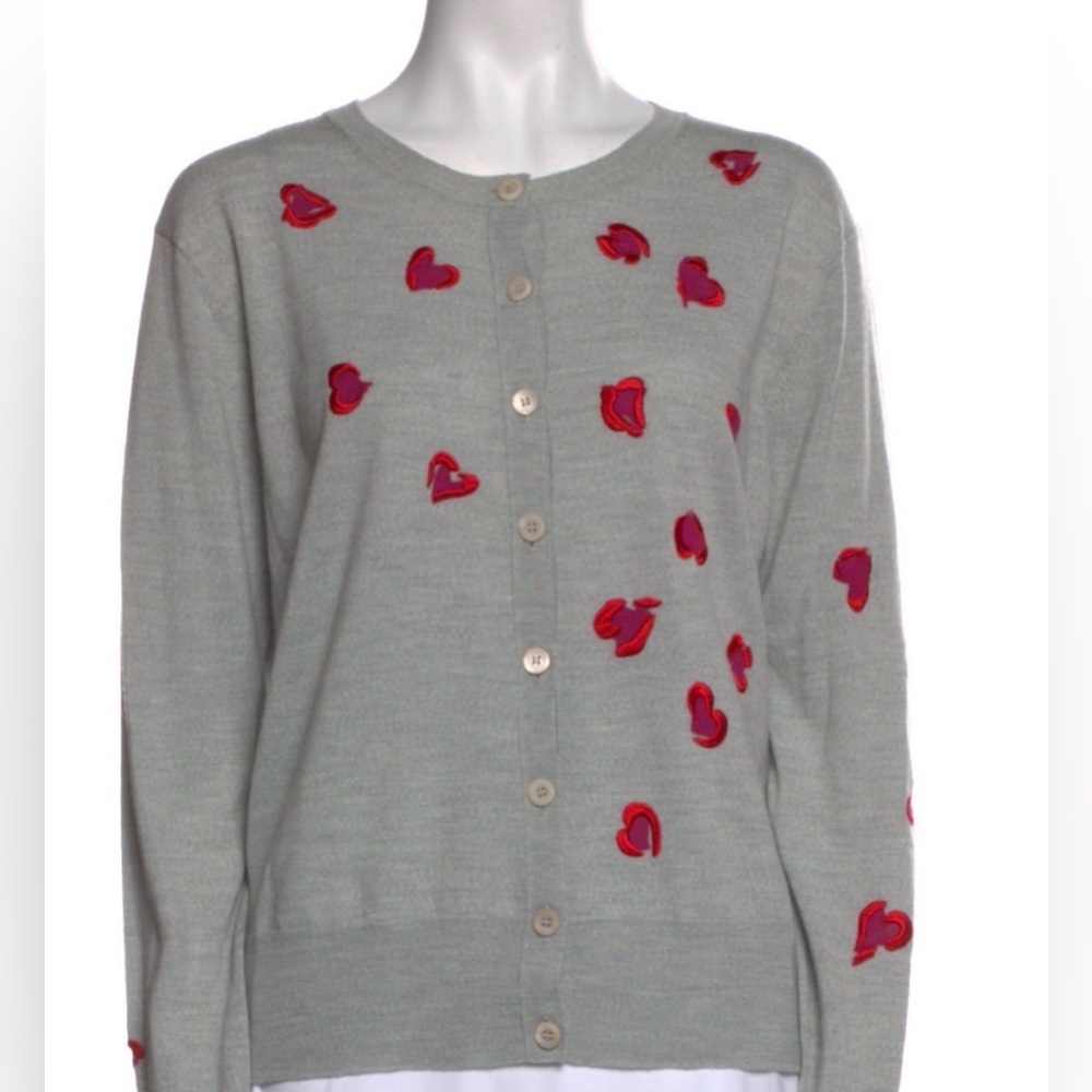 Escada Elegant Gray Knitwear